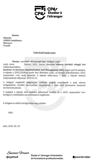 Admission Certificate 7